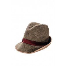 Peruvian Connection  Taupe Faux Fur Campo Fedora Hat One Size NEW  eb-08724494